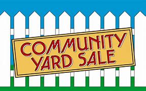 Community Wide Yard Sale Saturday Only November 14, 2026