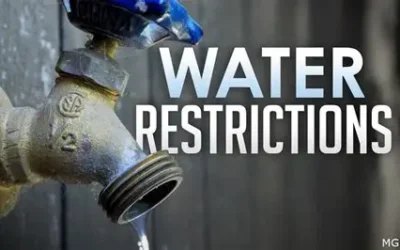 Important Announcement ~ Water Restrictions