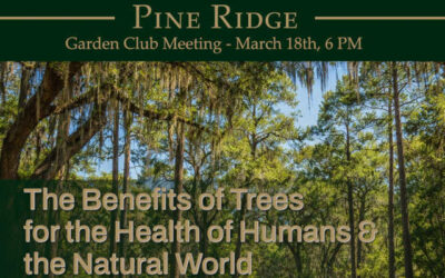 Pine Ridge Garden Club Meeting March 18th 6pm