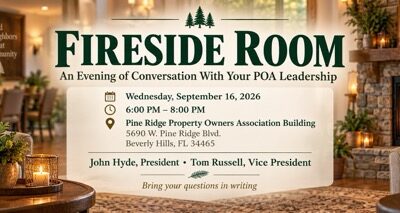 An Evening of Conversation With Your POA Leadership