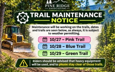 Trail Maintenance Notice – October 27–29, 2026
